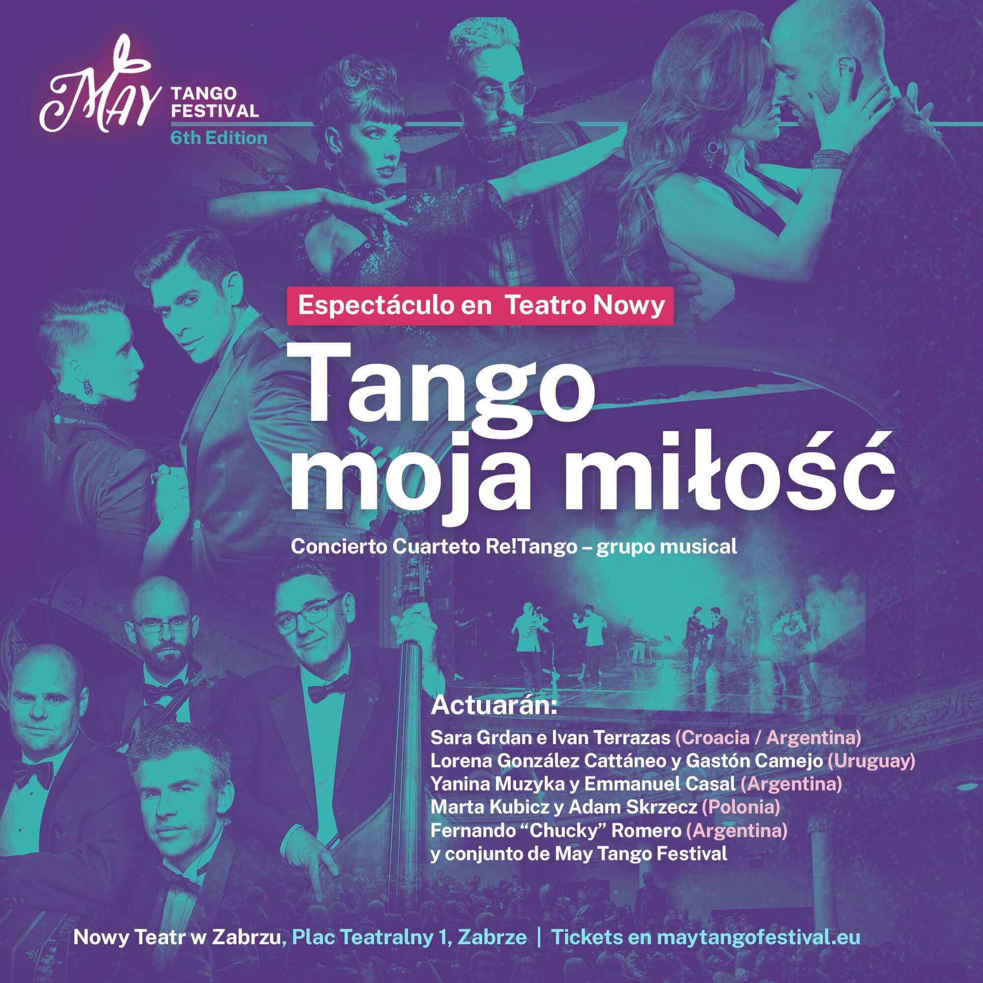 Espectaculo Tango Moja miłość Zabrze
